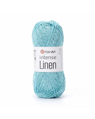 YarnArt Intense Linen, 4130, світло-блакитний меланж