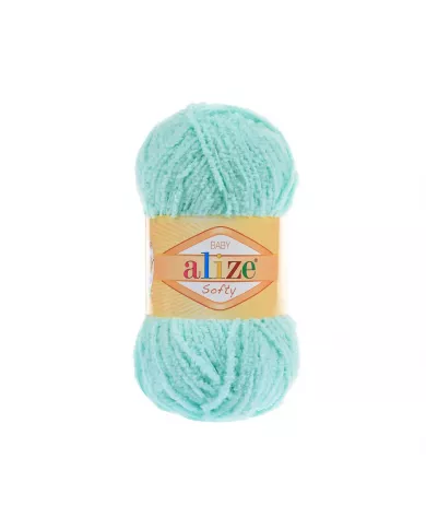 Нитки Alize Softy, Світла бірюза №669 Нитки Alize Softy, Світла бірюза №669