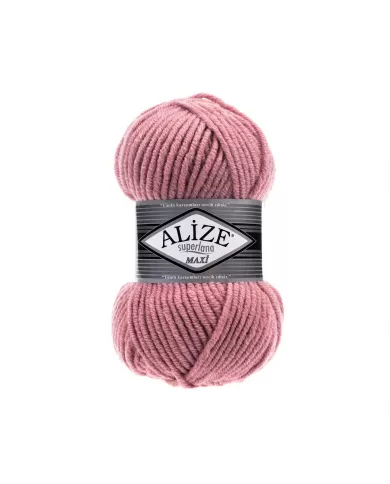 Нитки Alize Superlana Maxi, Темна пудра №204 Нитки Alize Superlana Maxi, Темна пудра №204