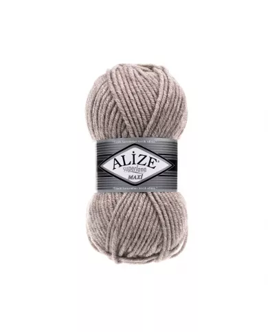 Нитки Alize Superlana Maxi, Світло-коричневий №207 Нитки Alize Superlana Maxi, Світло-коричневий №207