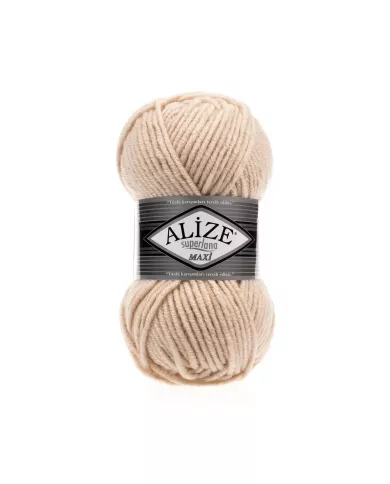 Нитки Alize Superlana Maxi, Медовий №310 Нитки Alize Superlana Maxi, Медовий №310