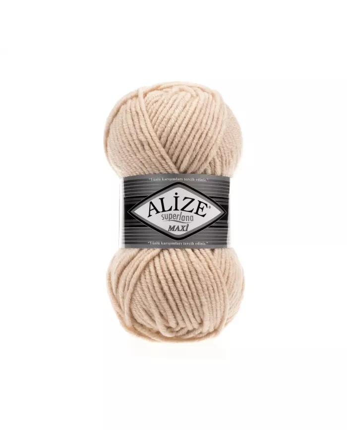 Нитки Alize Superlana Maxi, Медовий №310 Нитки Alize Superlana Maxi, Медовий №310