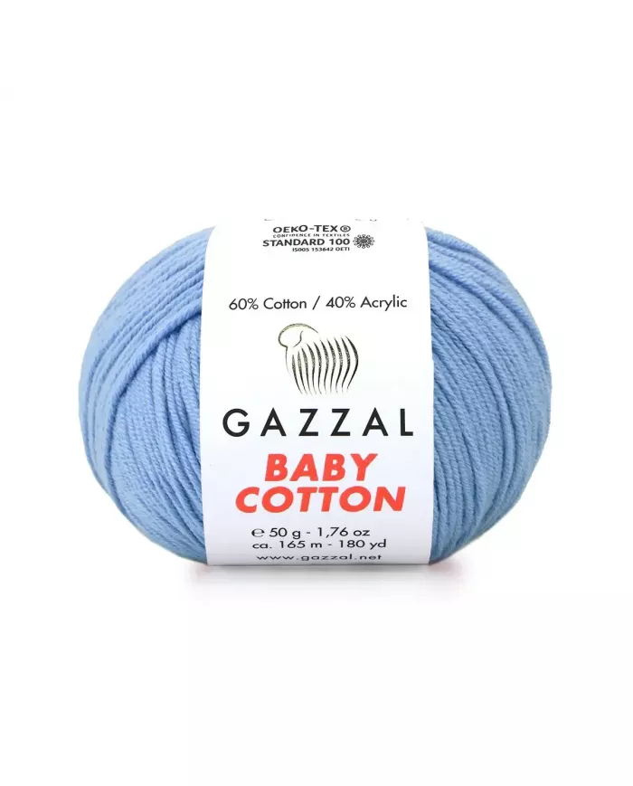 Нитки Gazzal Baby Cotton, Перванш №3423