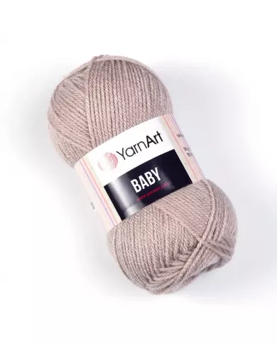 Нитки YarnArt Baby, Кава з молоком Нитки YarnArt Baby, Кава з молоком