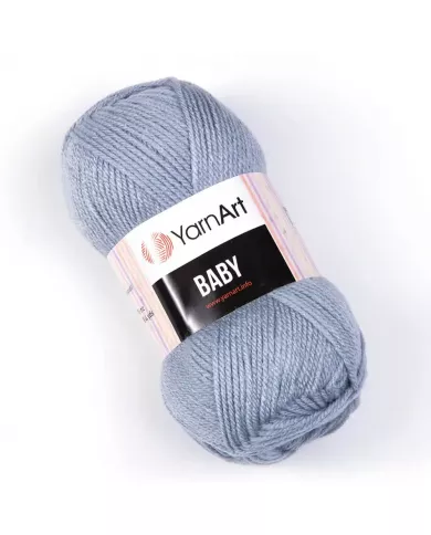 Нитки YarnArt Baby, Сірий Нитки YarnArt Baby, Сірий