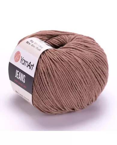 Нитки YarnArt Jeans, Світло-коричневий