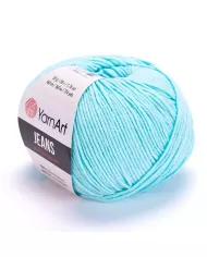 Нитки YarnArt Jeans, Світла бірюза