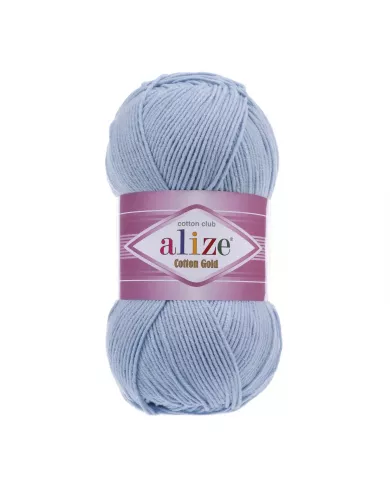 Нитки Alize Cotton Gold, Блакитний №040 Нитки Alize Cotton Gold, Блакитний №040