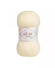 Нитки Alize My Baby, Кремовий №01 Нитки Alize My Baby, Кремовий №01