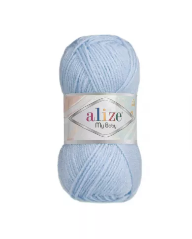 Нитки Alize My Baby, Блакитний №40 Нитки Alize My Baby, Блакитний №40
