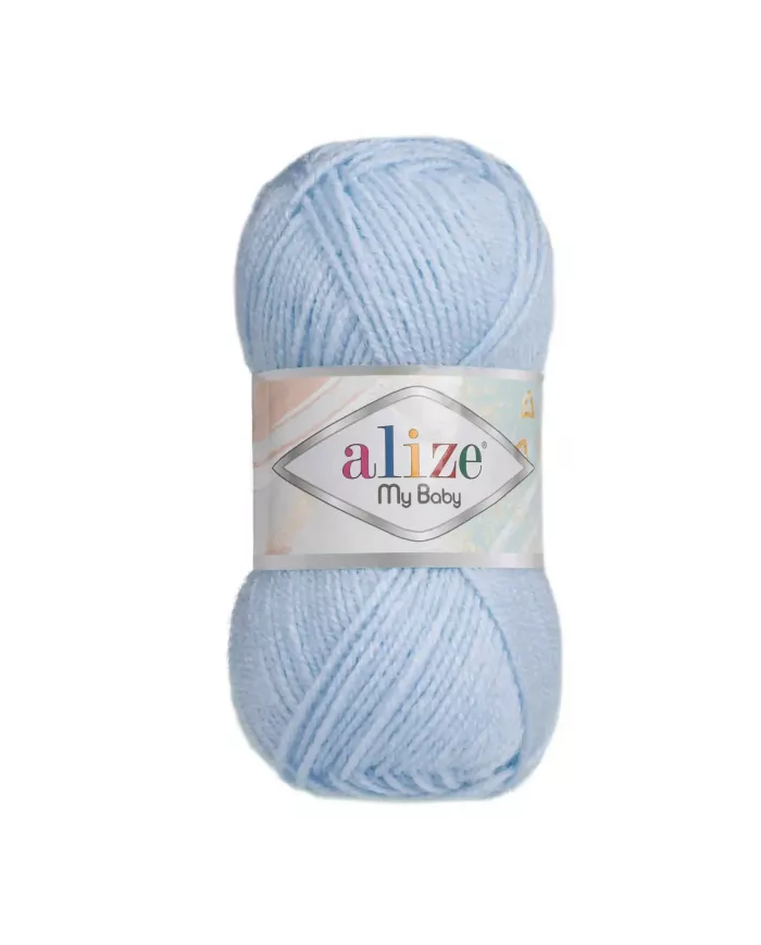 Нитки Alize My Baby, Блакитний №40 Нитки Alize My Baby, Блакитний №40