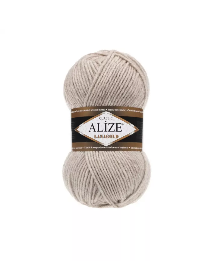 Нитки Alize LanaGold, Сіро-бежевий №152